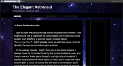 Desktop Screenshot of elegantastronaut.com